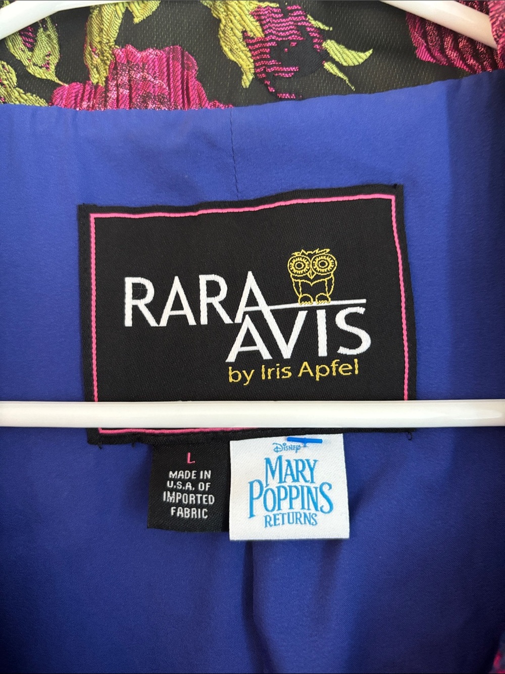 Rara Avis Disney Mary Poppins limited edition floral embroidered jacket large - Picture 3 of 11